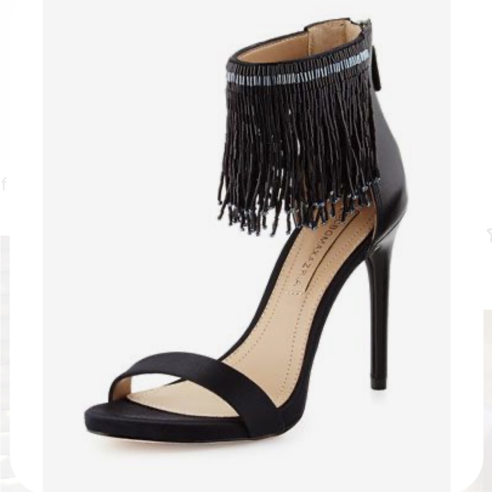 Bcbg fringe heel